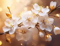 Cherry Flower Gold 053