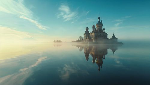 Light fills the church interior