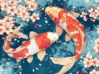 Japanse Koi karper