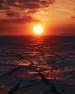Sonnenuntergangsglanz im Death Valley