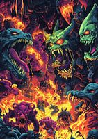 "Enfer épique plein de créatures terrifiantes&quot ;