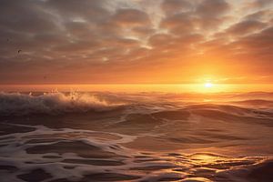 Goldene Stunde am Meer