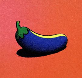 Délice d'aubergines audacieux sur OMG Art