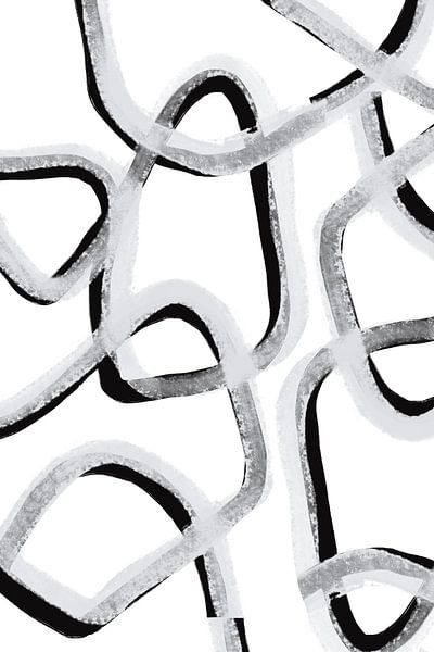 Chaotische Linien tanzen von uplusmestudio 