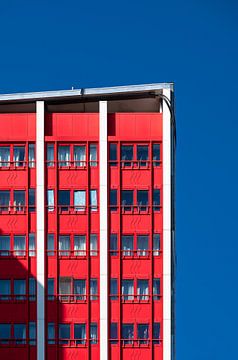 Colourful facade in Brussels by Werner Lerooy