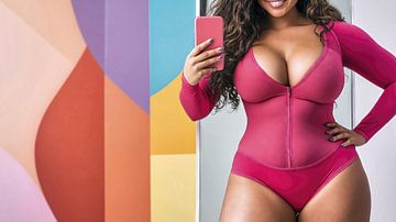 Influencer neemt een selfie van Frank Heinz
