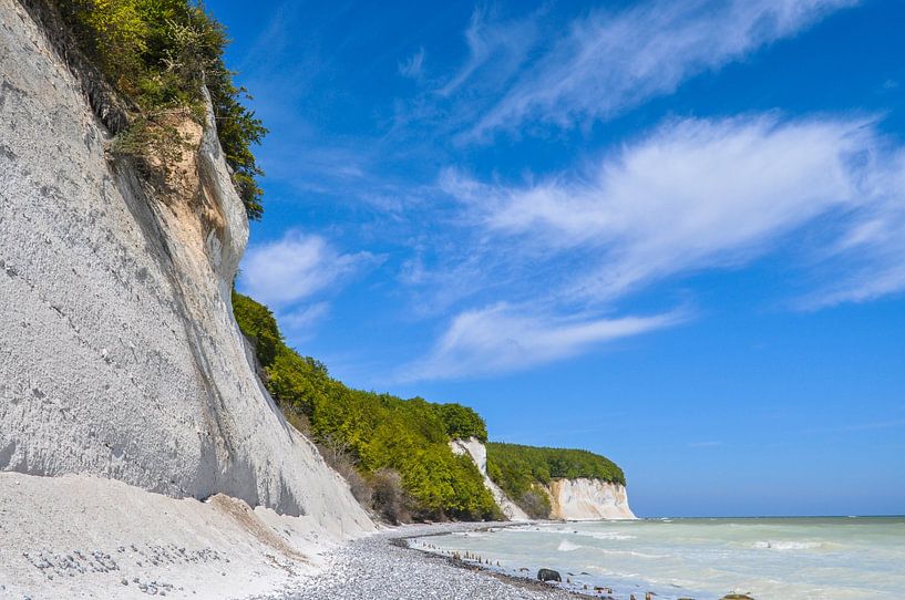Kreidefelsen Rügen, Ostsee nach Kreideababruch von GH Foto & Artdesign