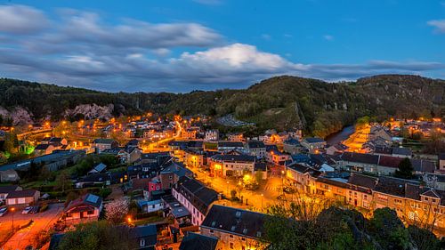 Panorama: Evening in Comblain-Au-Pont, Belgium