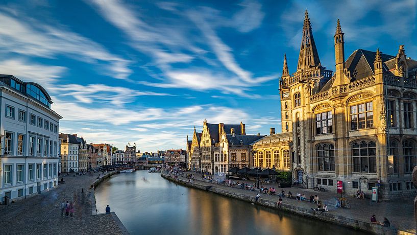 Gouden uur in Gent van Friedhelm Peters