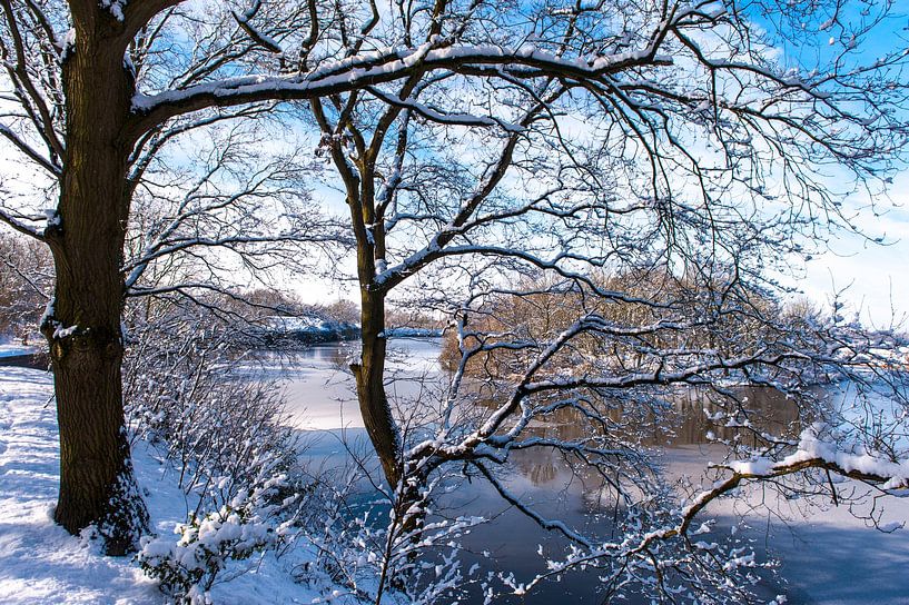 Naarden Vesting in de Sneeuw van Brian Morgan