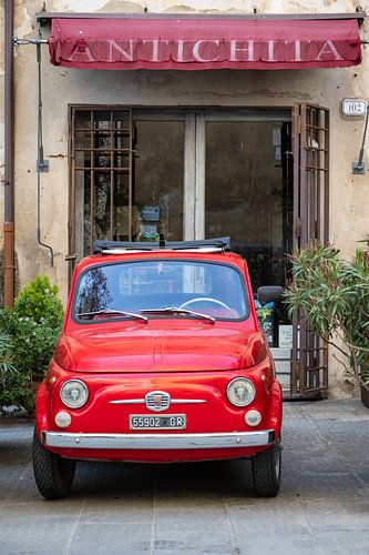 Fiat 500 in Pitigliano
