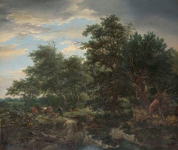 Forest view, Jacob Isaacksz van Ruisdael, 1653