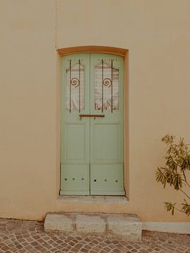 Funny Door | Travel Photography Art Print in the City of Cannes | Cote d’Azur, South of France van ByMinouque