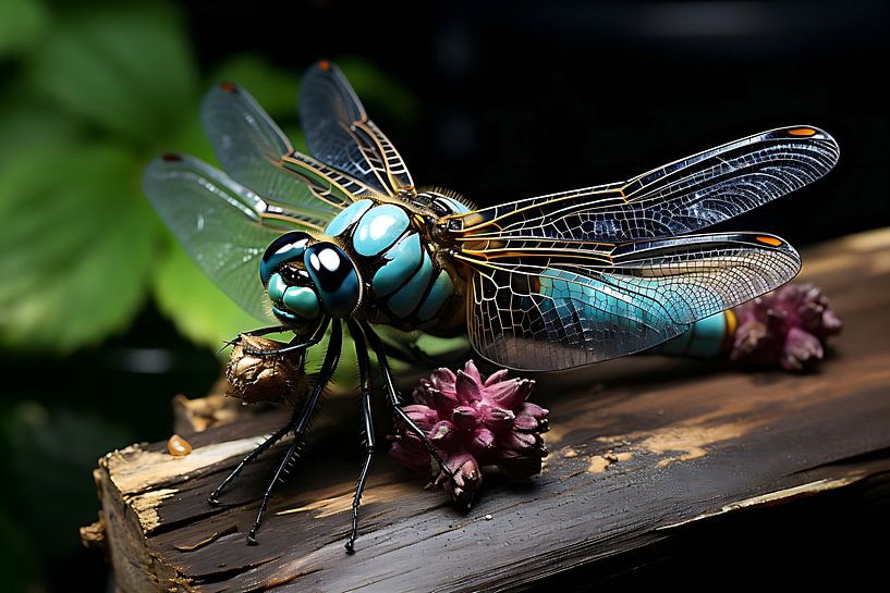Makroaufnahme Libelle von PixelPrestige