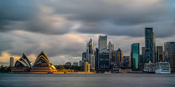 Sydney zonsondergang van Stefan Havadi-Nagy