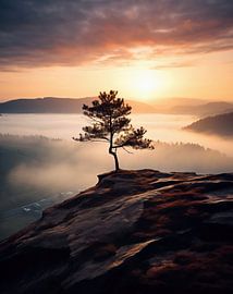 Sonnenaufgang in den Bergen