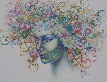 FlowerGirl by Helma van der Zwan