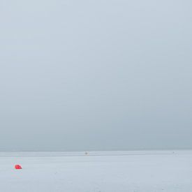 Buoy in the ice by Heiko Westphalen