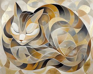 Malerei Kater