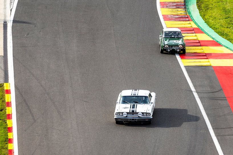Entering Eau Rouge Circuit Spa-Francorchamps van Jack Brekelmans
