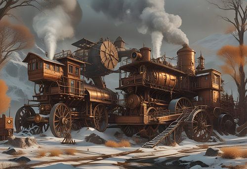 Twin Peaks houtzagerij, Steampunk