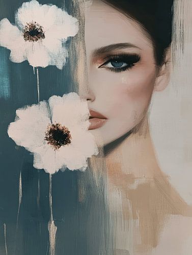Les yeux en fleurs sur Carla Van Iersel
