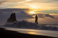 Sunrise Reynisdrangar in Iceland by Anton de Zeeuw thumbnail