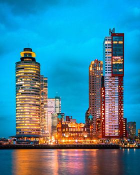 Blue hour on the Kop van Zuid