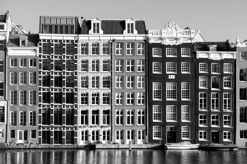 Maisons sur le canal à Amsterdam par Marit Lindberg
