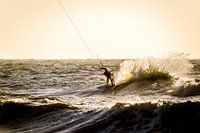 Spray de kitesurf à Scheveningen
