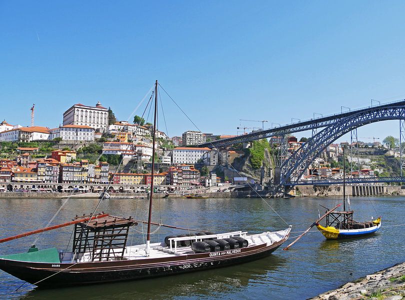 De haven van Porto - Portugal van Liefde voor Reizen