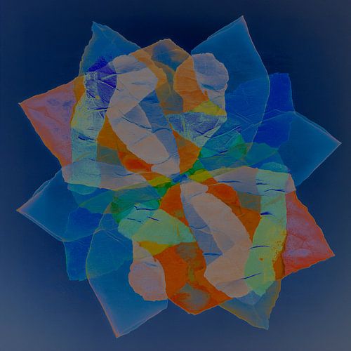 Organisch & Abstract. Transparante texturen met intens kleurenplaet