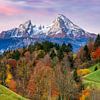 Watzmann in herbstlicher Landschaft II von Daniela Beyer