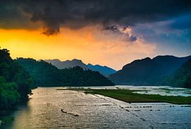 Dark clouds over the jungle of Vietnam by Bart Nikkels