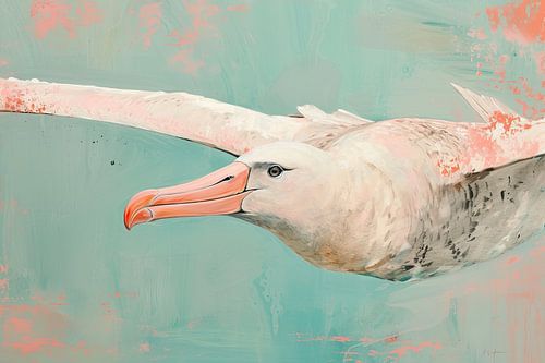 Pélican abstrait