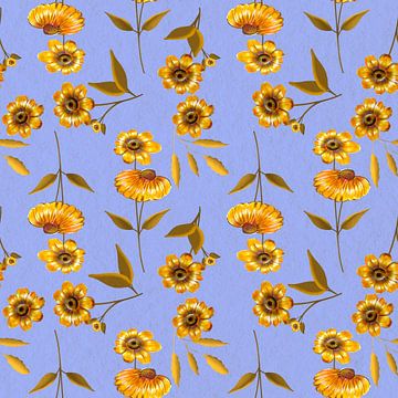 Gelbe Gänseblümchen von Almanzart almanza