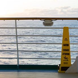 Cruiseschip op zee von Gertjan koster