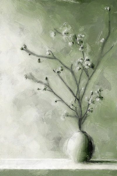 Frühling in Stille | Grün von Kanzo