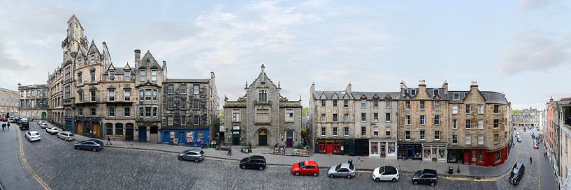 Edinburgh Victoria Street Panorama van Panorama Streetline