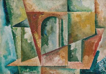 Landschaft Cubiste (um 1914) von Amadeo de Souza-Cardoso von Peter Balan