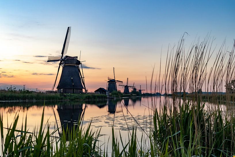 The windmills in Kinderdijk. by Henk Van Nunen Fotografie