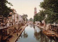 Oude gracht en Hamburgerbrug, Utrecht