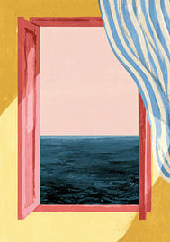 Offenes Fenster zum Meer von Niklas Maximilian
