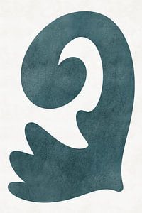 Bleu abstrait - 3