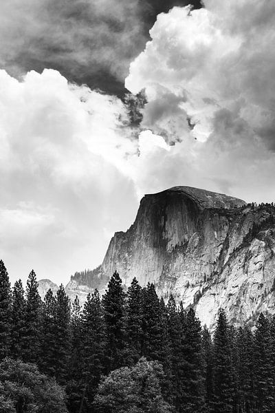 Clouded Yosemite National Park by Walljar