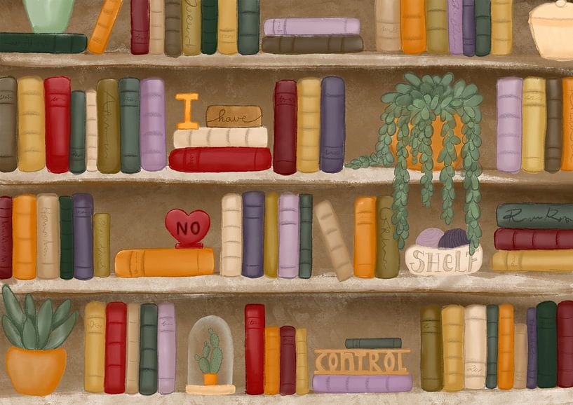 No Shelf Control by Dewi Zwiers - van Dreven