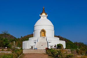 Die Welt Friedens Pagode in Pokhara Nepal