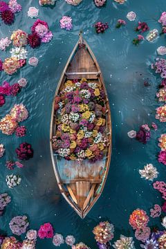 Le parterre de fleurs flottant sur ByNoukk