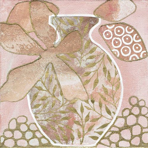 Abstract Vase in Pastel shades