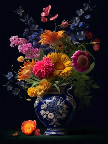 Kleurrijk Geluk | Bloemen Boeket van Flora Exlusive